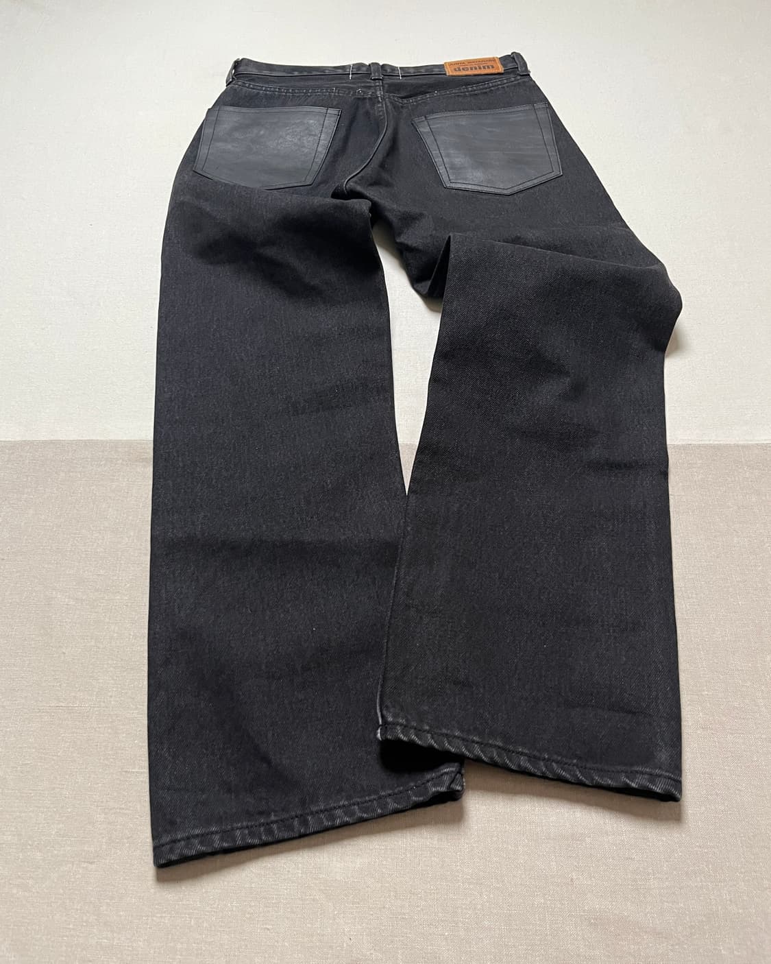 준야와타나베 더블니 흑청 데님 팬츠 junya watanabe  상품이미지4