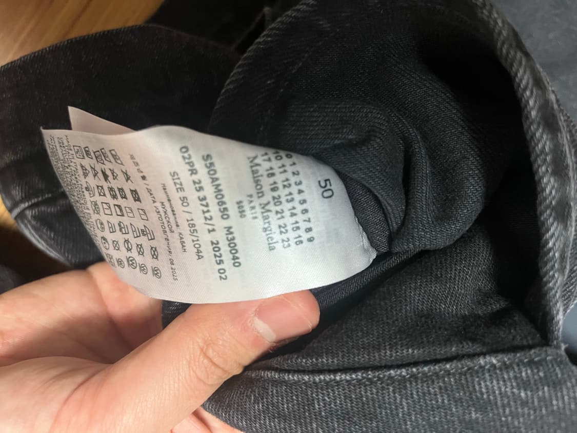 마르지엘라 블랙 데님 자켓 상품이미지4