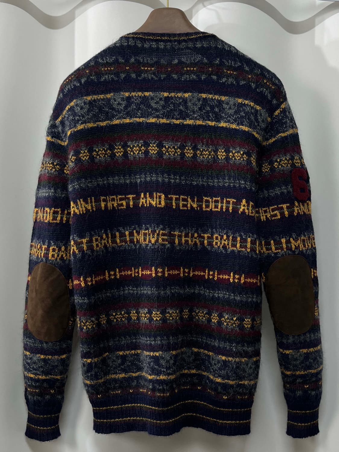 폴로 랄프로렌 페어아일 P풋볼 알파카 모헤어 니트 스웨터 상품이미지2