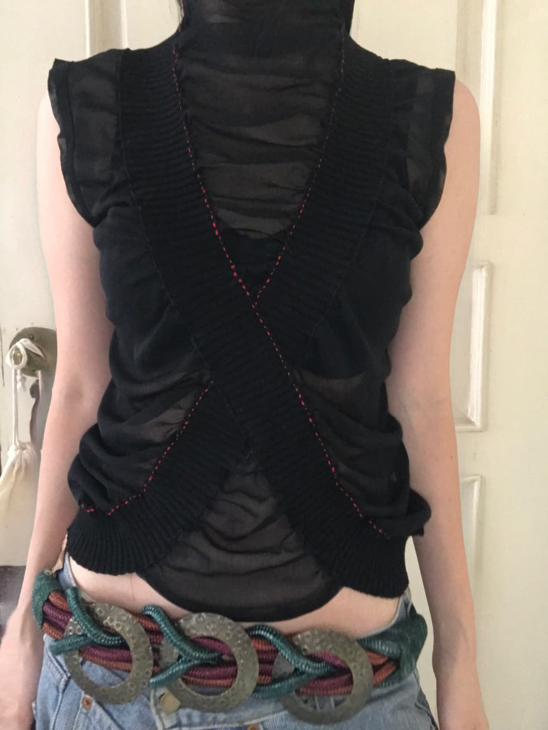 vintage mash sleeveless top 상품이미지6