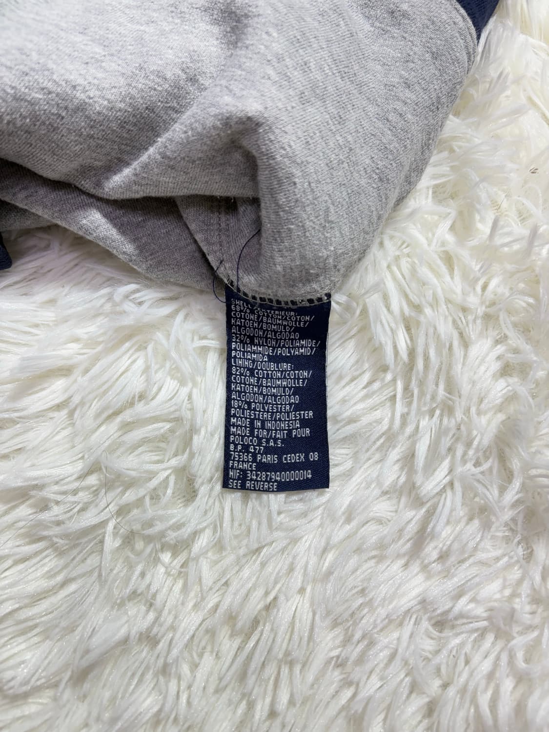 폴로스포츠 90‘s 네이비 후디 스윙톱 자켓  상품이미지8