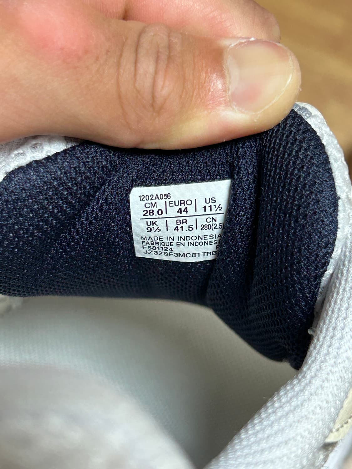 아식스 젤카야노14 화이트 미드나잇 280mm 상품이미지4