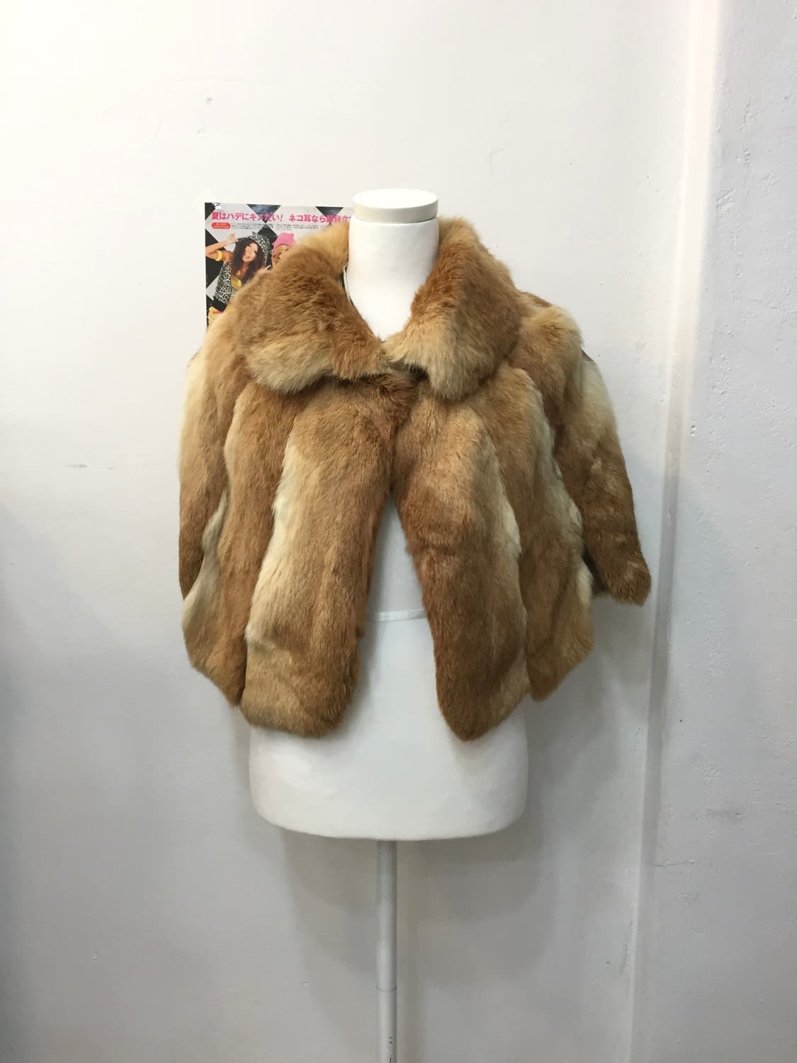 빈티지 갸루 퍼 케이프 상품이미지3