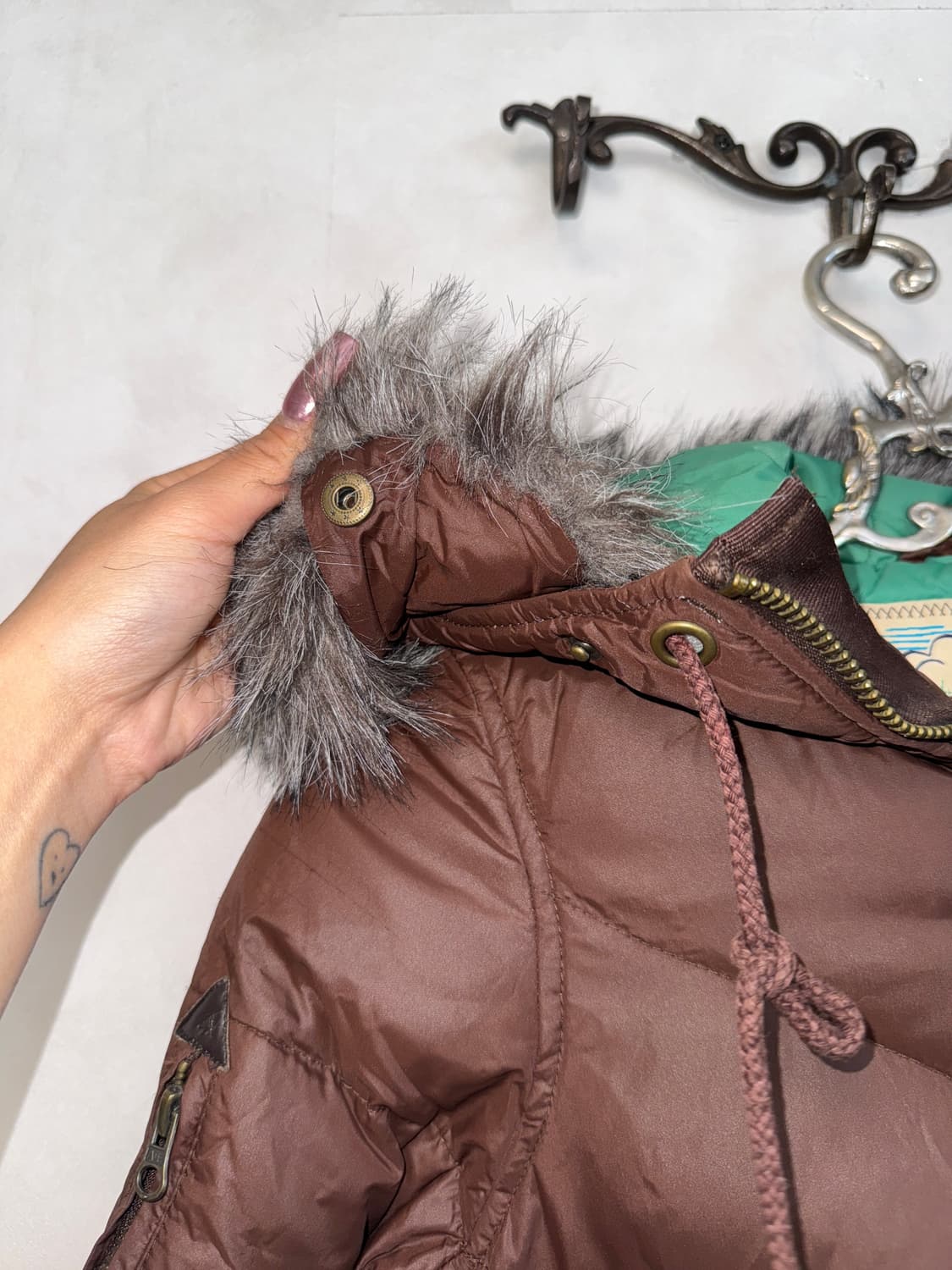 Abercrombie brown wolf jaw puffer jk 상품이미지4