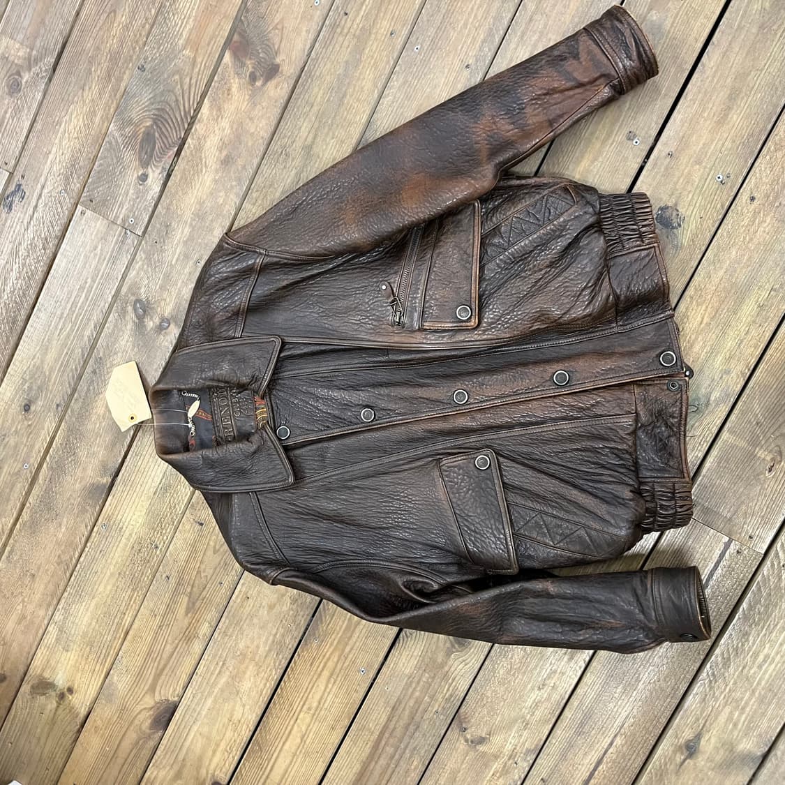 90s vintage 가죽 재킷 상품이미지3