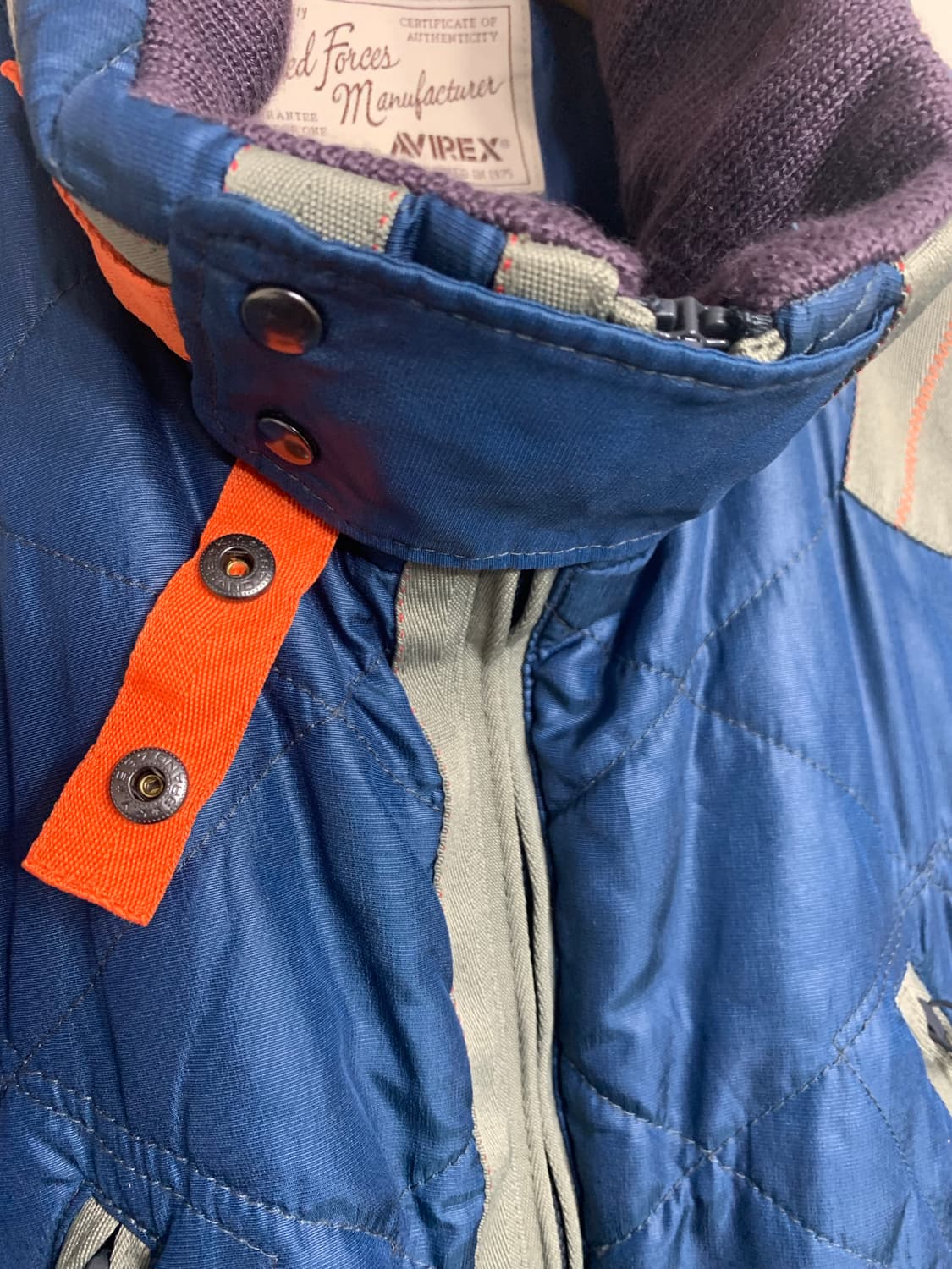 [M] AVIREX 퀄팅 자켓 상품이미지6