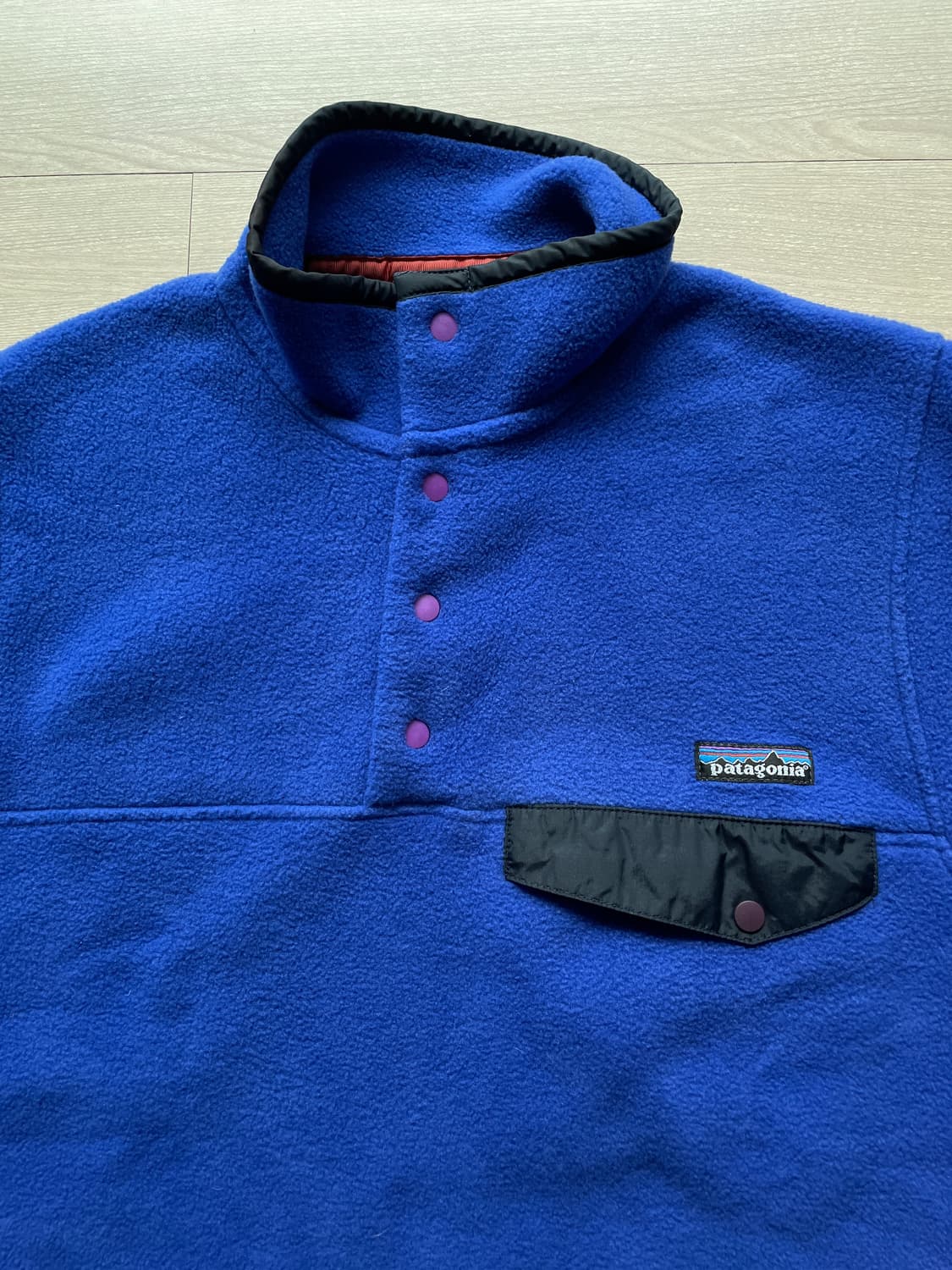 90s 파타고니아 신칠라 블루 핑크 상품이미지4