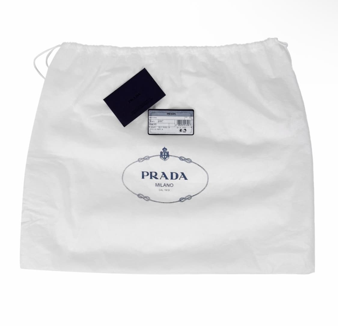 [M] 프라다 리나일론 삼각로고 투버클 메신저백 크로스백 블랙 미디움 상품이미지10