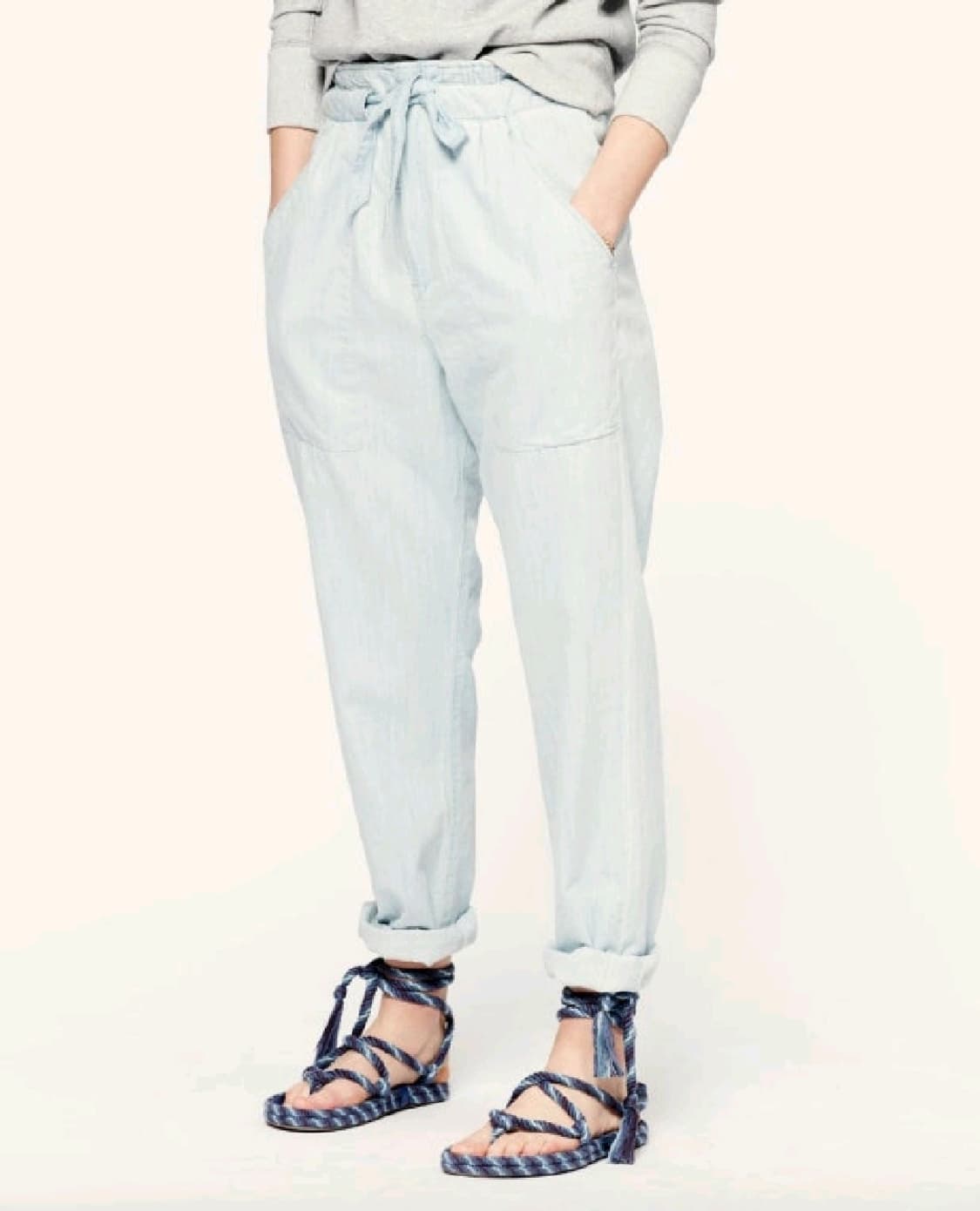 (새상품) 이자벨마랑 블루 로프 샌들 37사이즈 상품이미지5