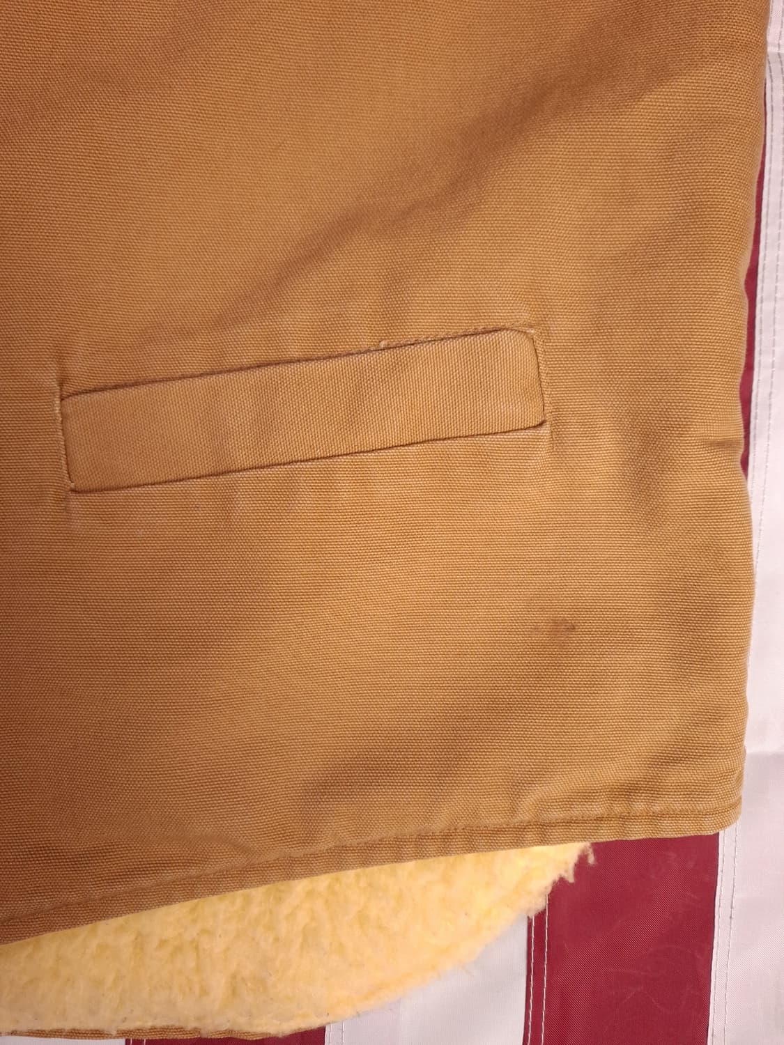 오리지날 구형 미국제조 칼하트 덕 양털 베스트 상품이미지4