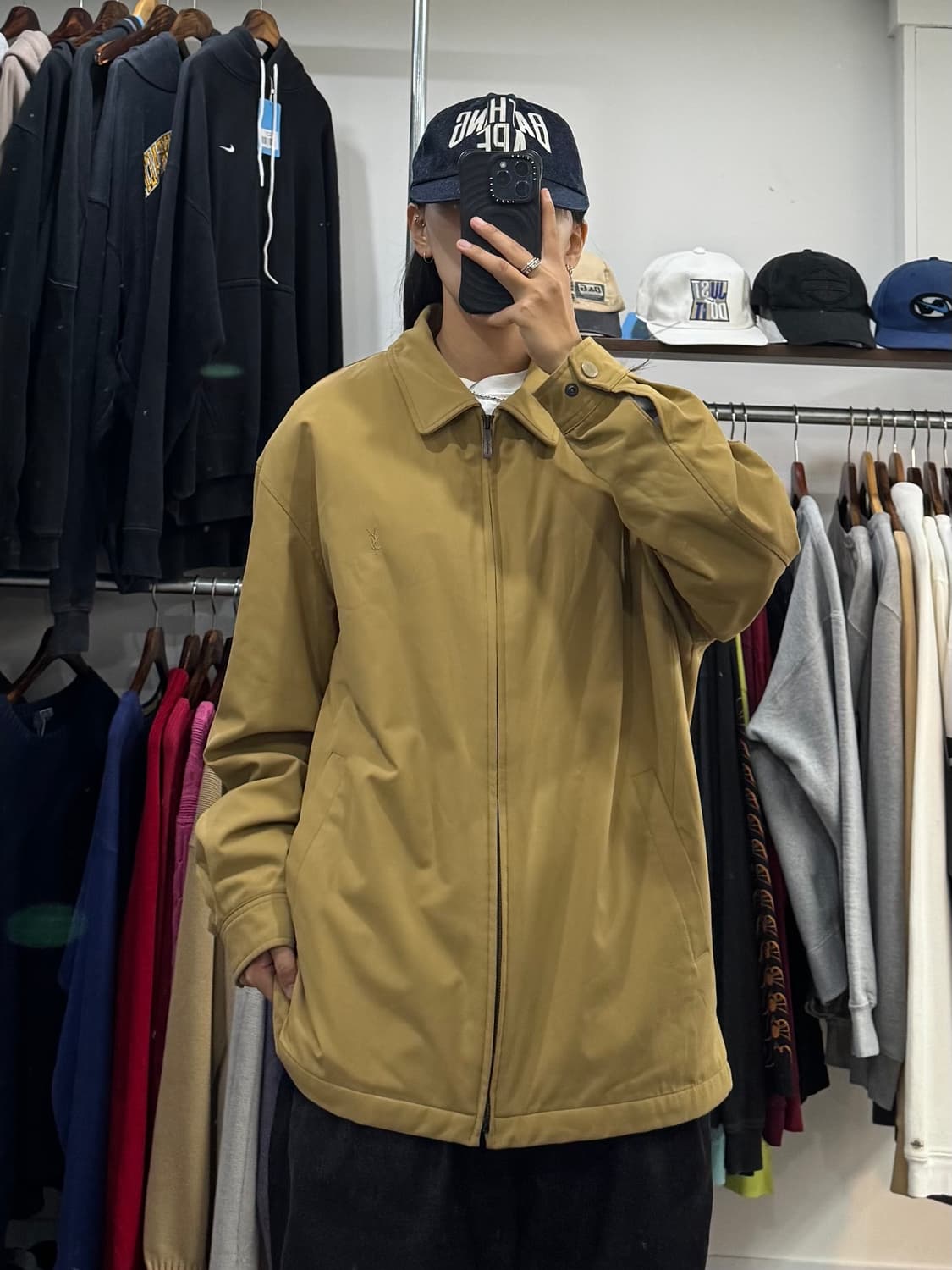 90s 입생로랑 블루종 자켓 상품이미지8