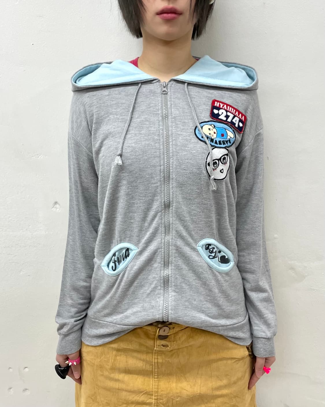 Sprout Wappen Grey Hood Zip-Up  상품이미지2