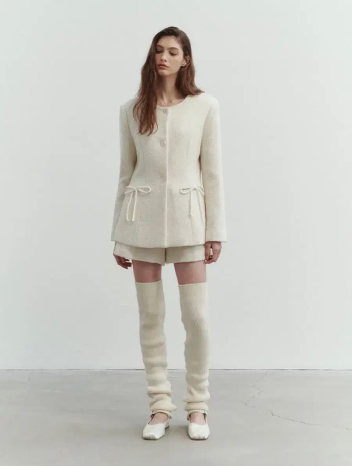 더티스 리본 트위드 자켓 상품이미지3