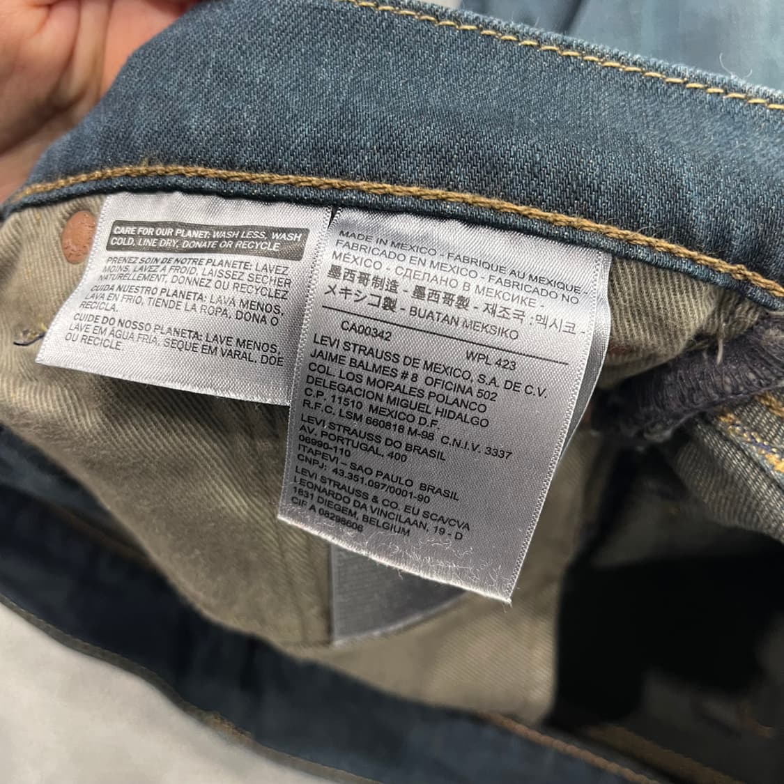 30 리바이스 511 워싱 데님 팬츠 상품이미지8