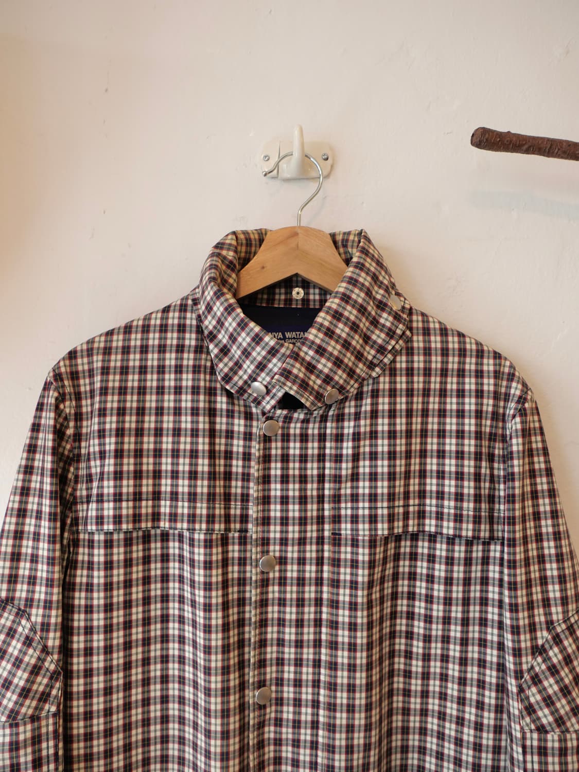 준야 와타나베 체크 셔츠 자켓 상품이미지4