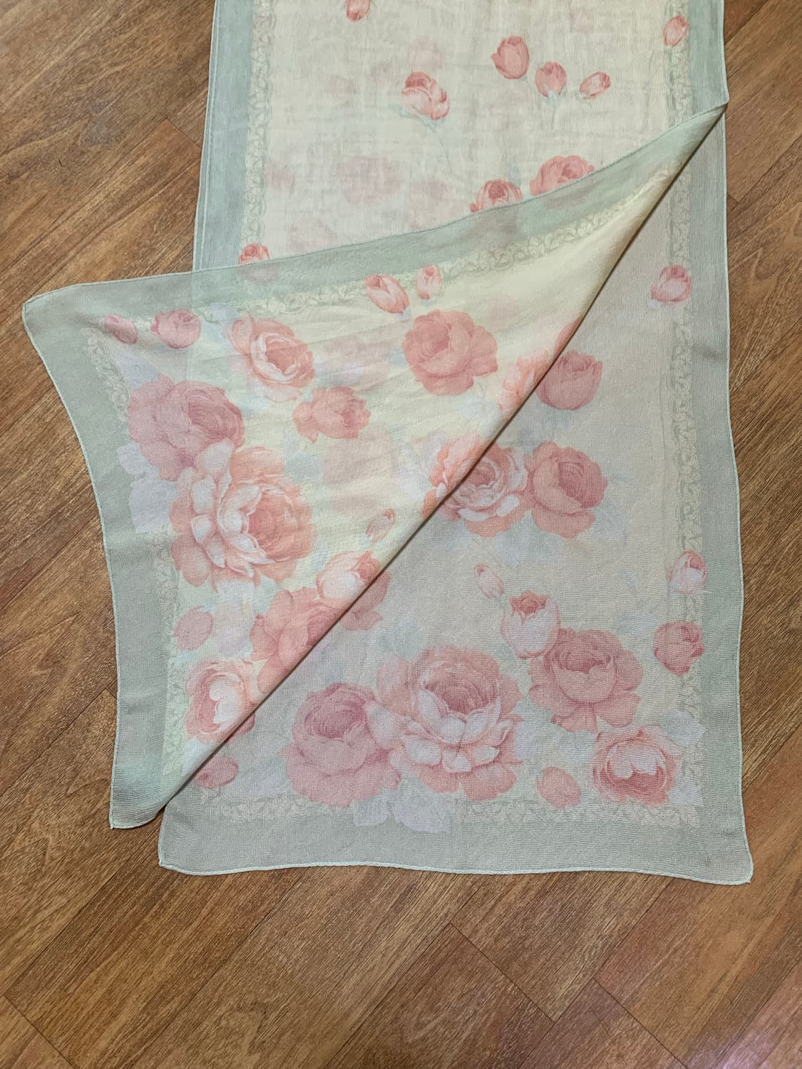 랄프 로렌 컬렉션-퍼플라벨 플라워 스카프(실크) 상품이미지4