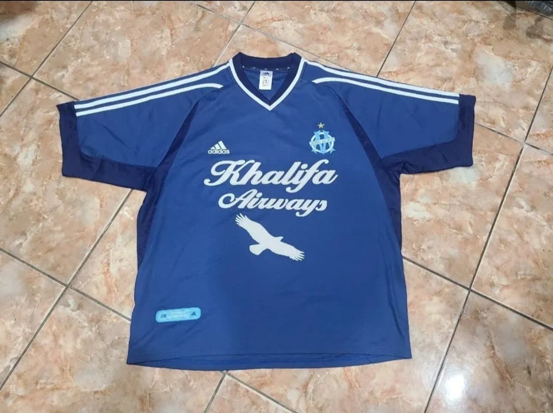 아디다스 01 02 올림피크 마르세유 올드레플 축구져지 상품이미지1