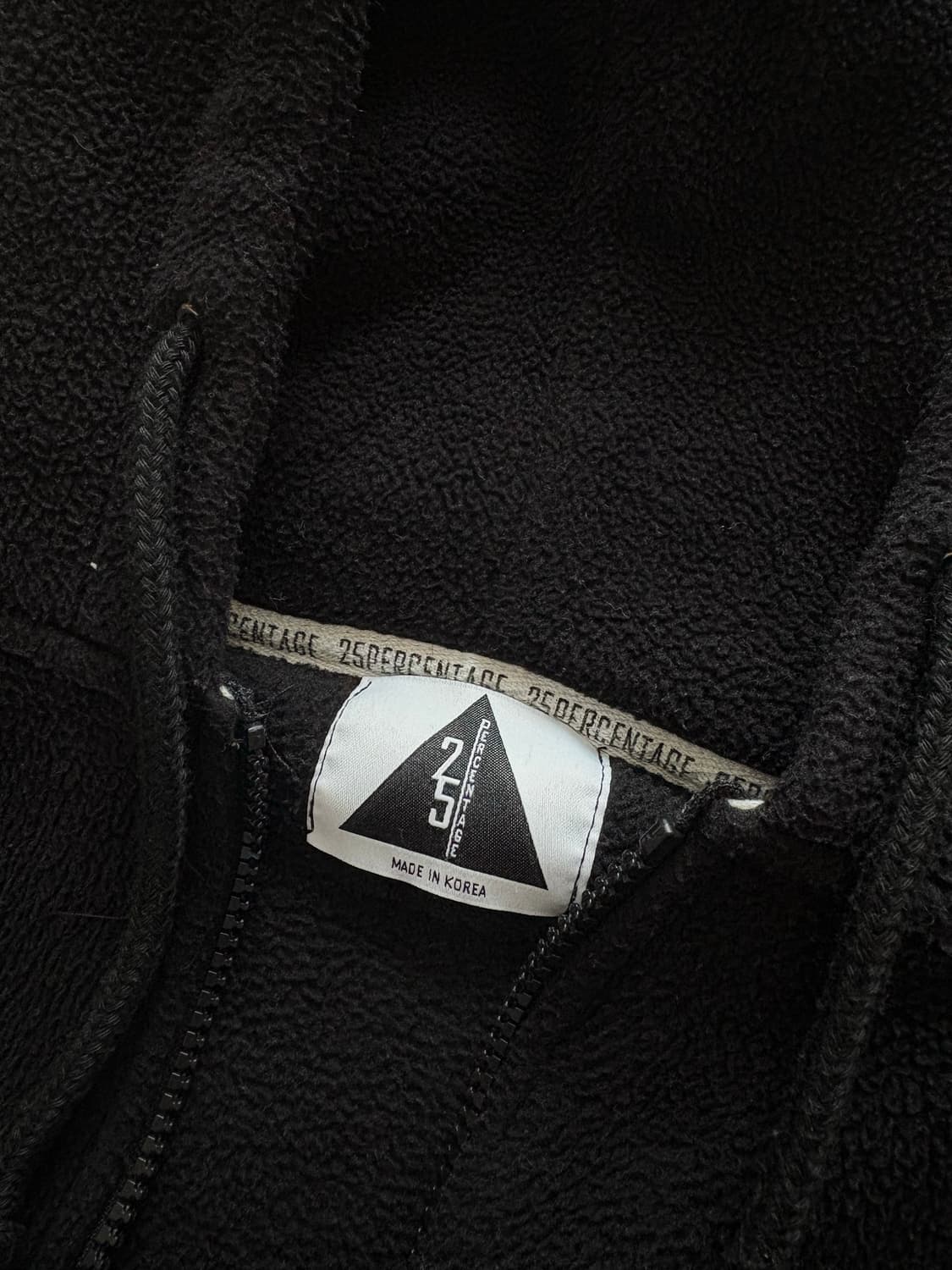 25 percentage 후리스 후드집업 상품이미지2