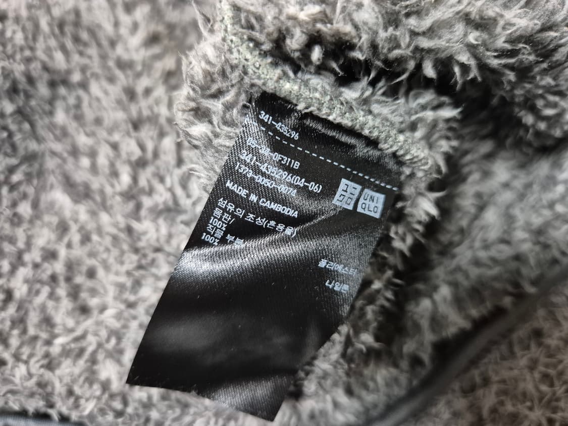 유니클로 남성 숄더 스냅버튼 플리스 티 L 상품이미지5