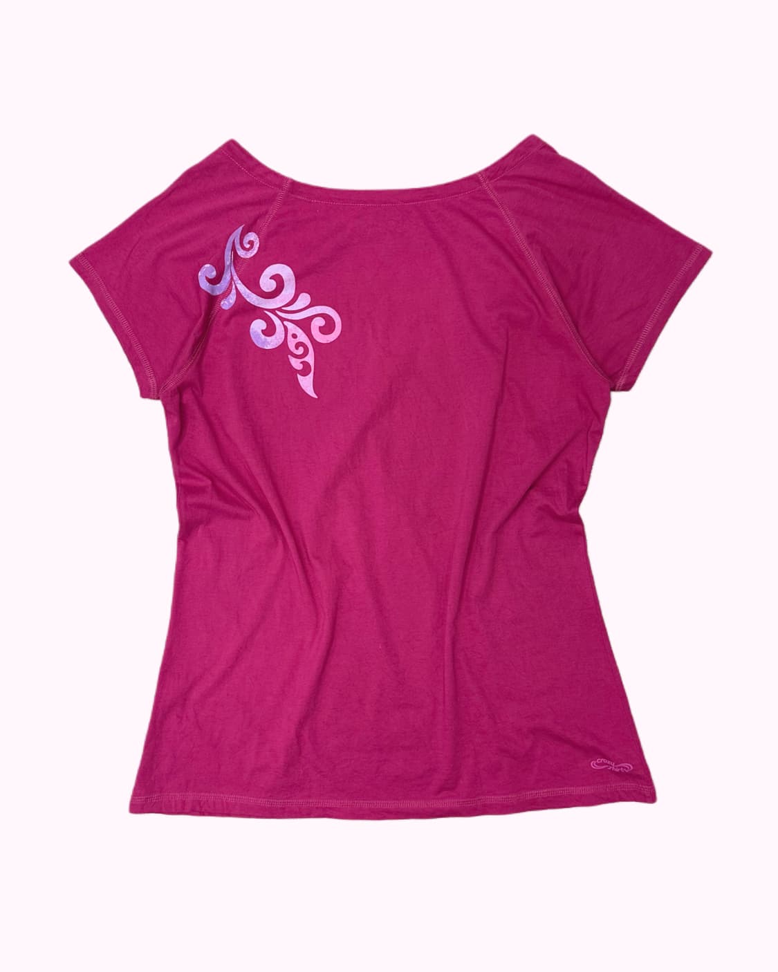 magenta pima cotton t-shirt 상품이미지5
