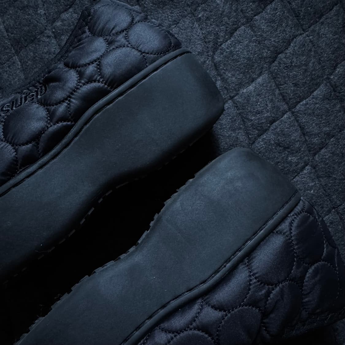 Subu 스부 뱀프 플랫폼 서클 블랙 파우치포함 풀구성 상품이미지9