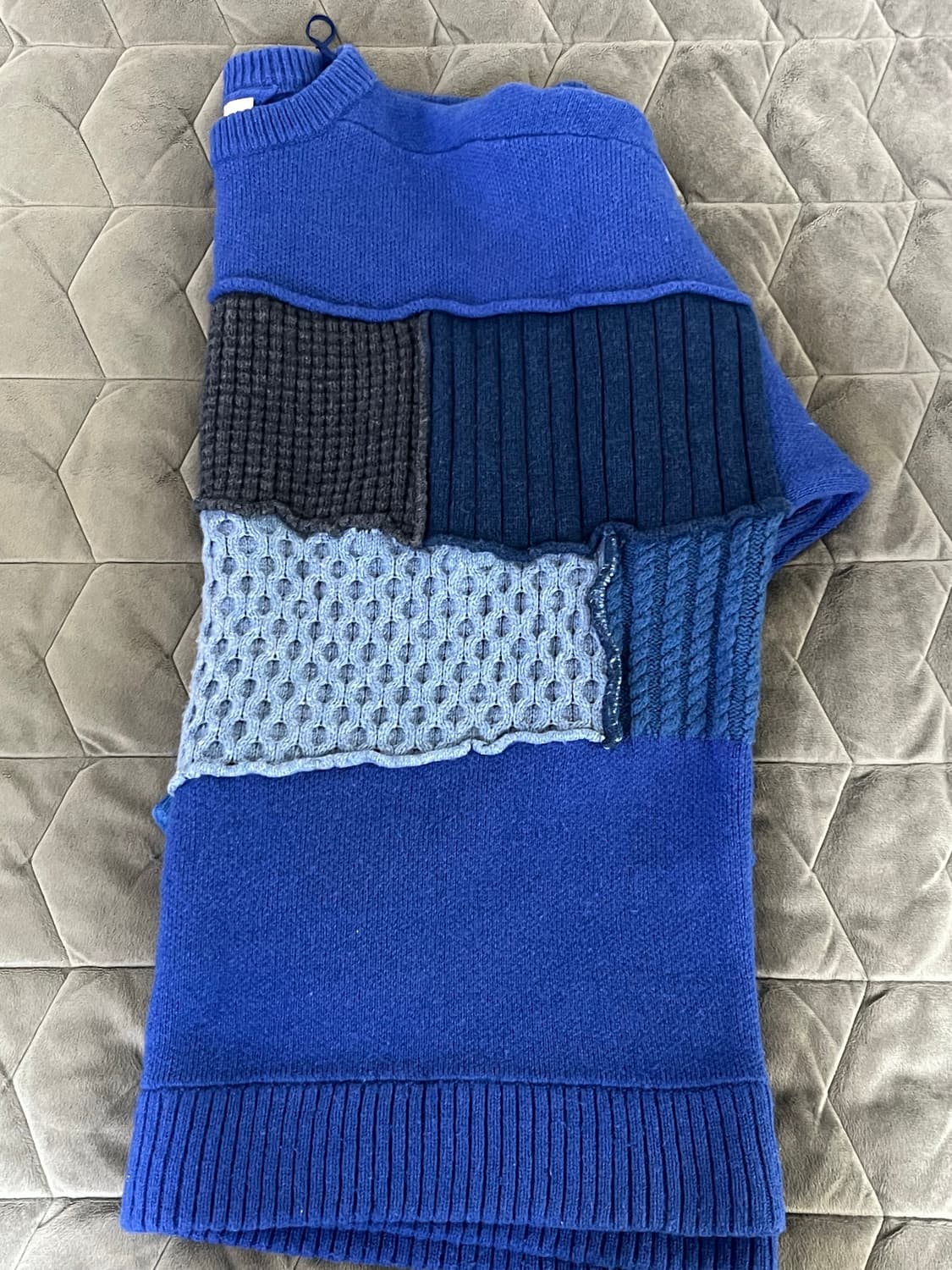 자라*아더에러 패치워크 스웨터 L~XL 상품이미지2