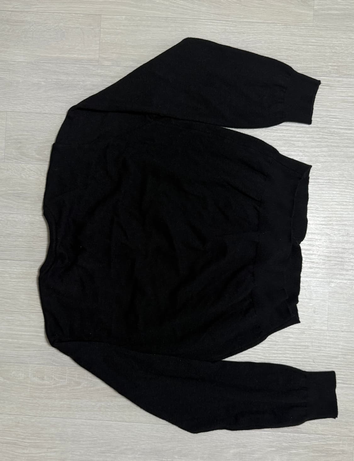 베이직 블랙 가디건 상품이미지3