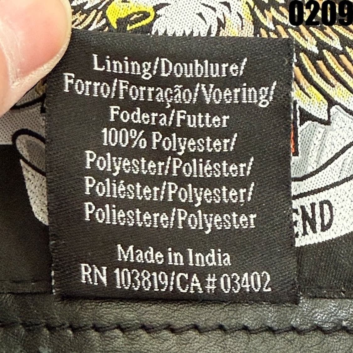 할리데이비슨 레더자켓 가죽자켓 M 0209  상품이미지9