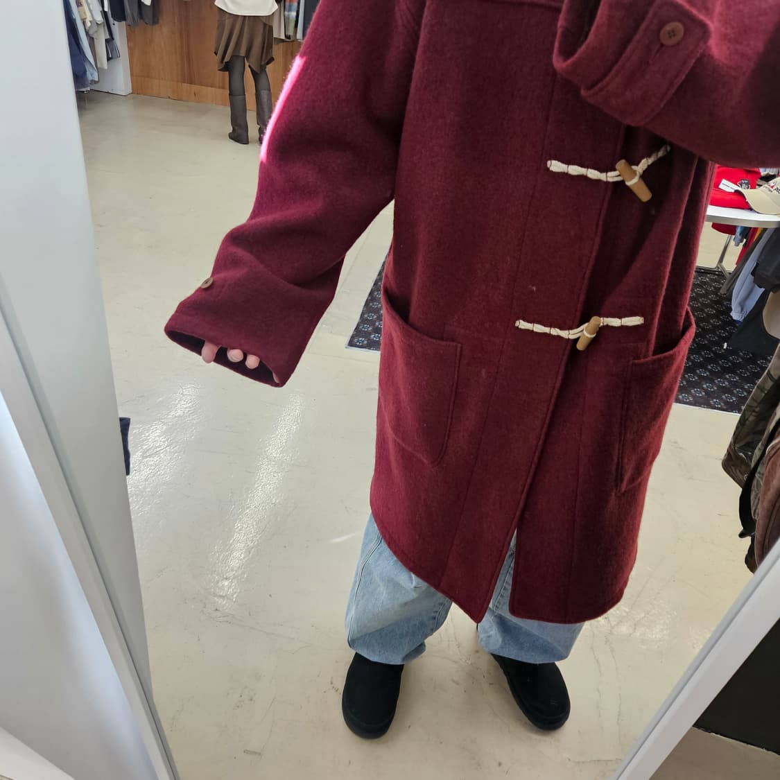 KARL HELMUT 울 더플코트 떡볶이코트 3XL 상품이미지10