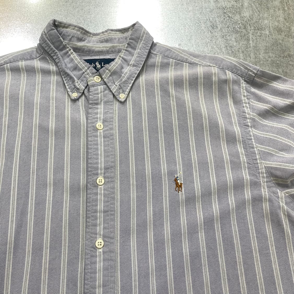 (17 1/2) POLO 폴로 랄프로렌 스트라이프 셔츠 클래식핏 상품이미지8