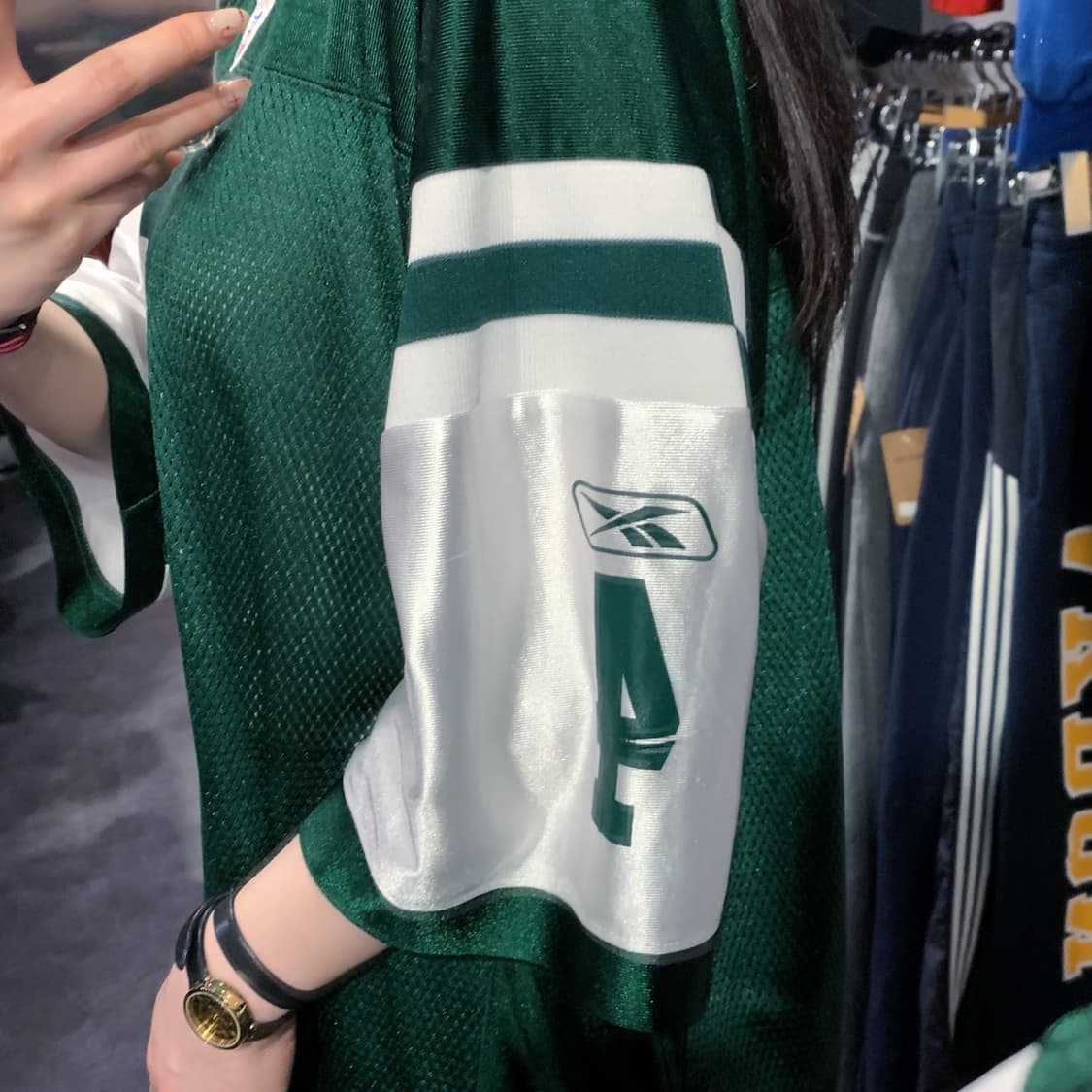 [IM] NFL X REEBOK 뉴욕 제츠 FAVRE No.4 그린 상품이미지5