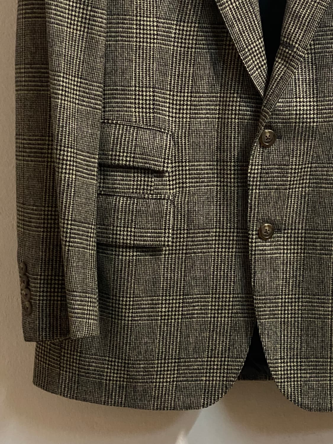 폴로 랄프로렌 글렌 체크 울 블레이저 상품이미지4