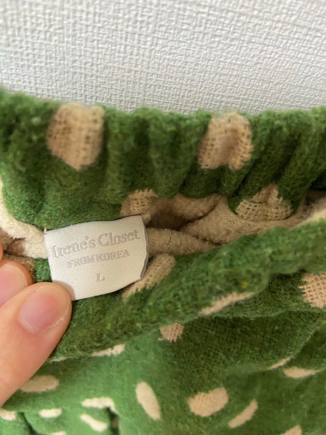 빈티지 모리걸 하구미 도트 미디 스커트 상품이미지3