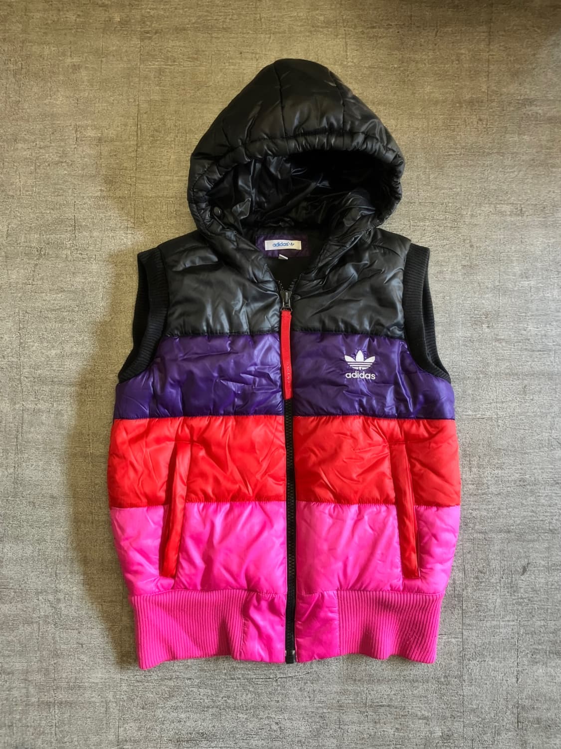 Adidas 아디다스 핀터깔 올드스쿨스트릿 배색 퀄티드베스트조끼 상품이미지1