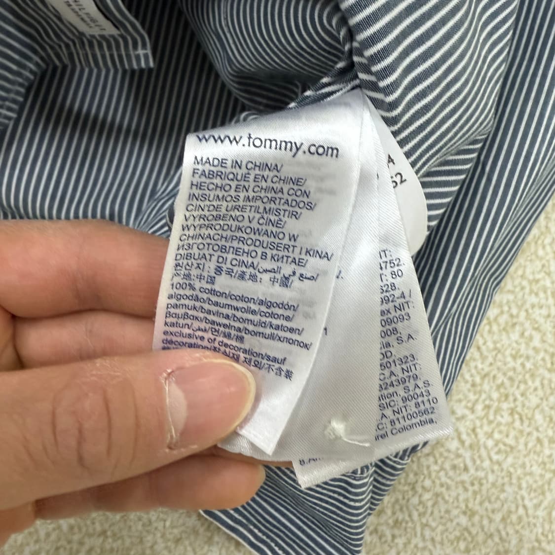 [M] 타미힐피거 스프라이트 셔츠 1231T1 상품이미지5