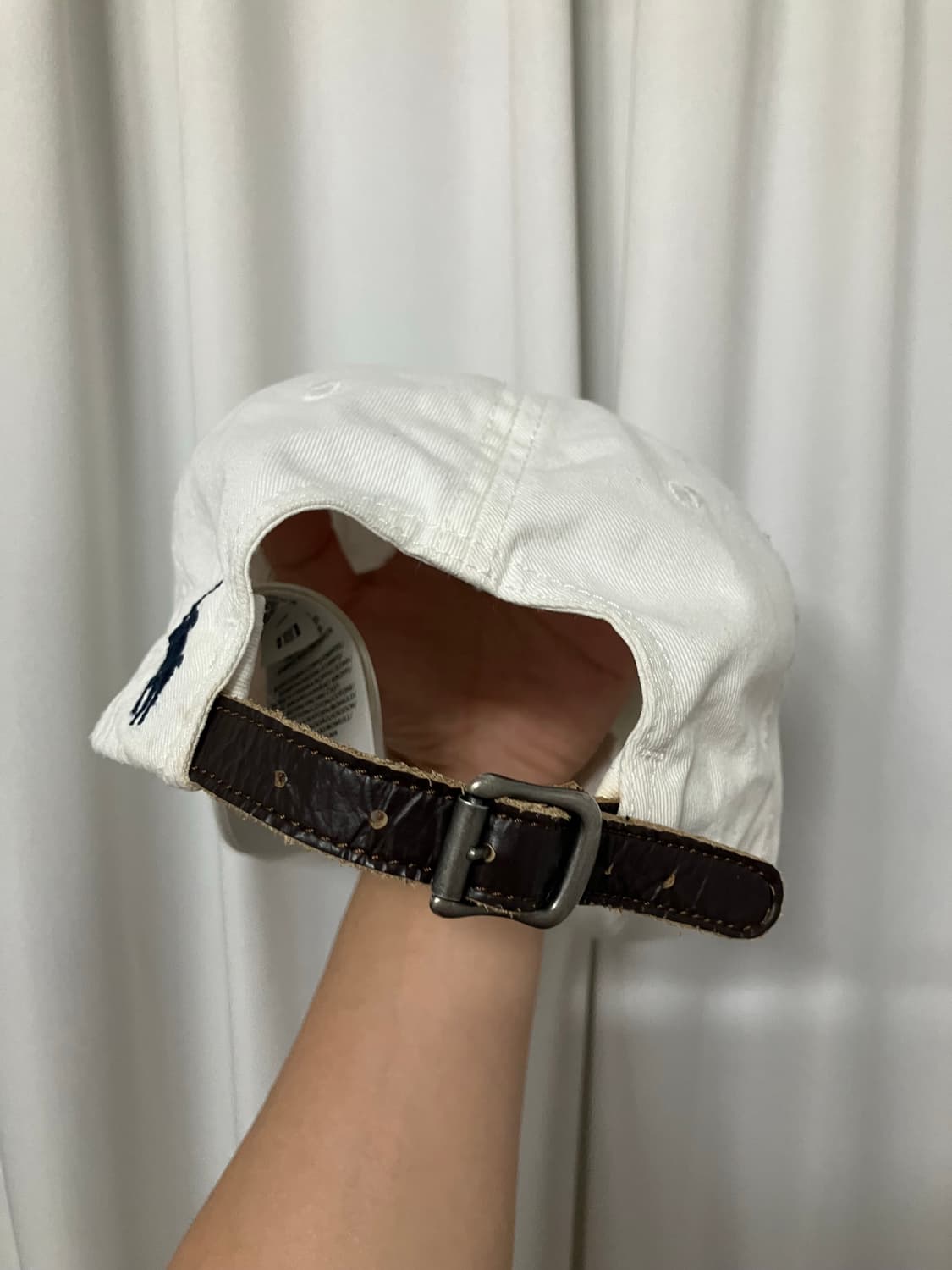 폴로 usa플래그 볼캡 화이트 상품이미지4