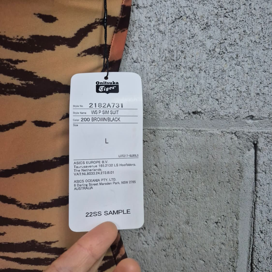 오니츠카 수영복(새상품) 상품이미지7