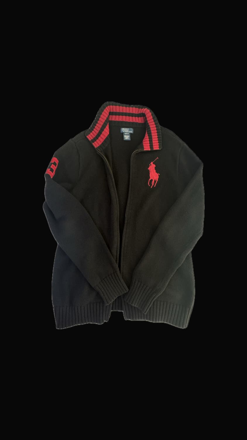 폴로 빅포니 니트집업 상품이미지1