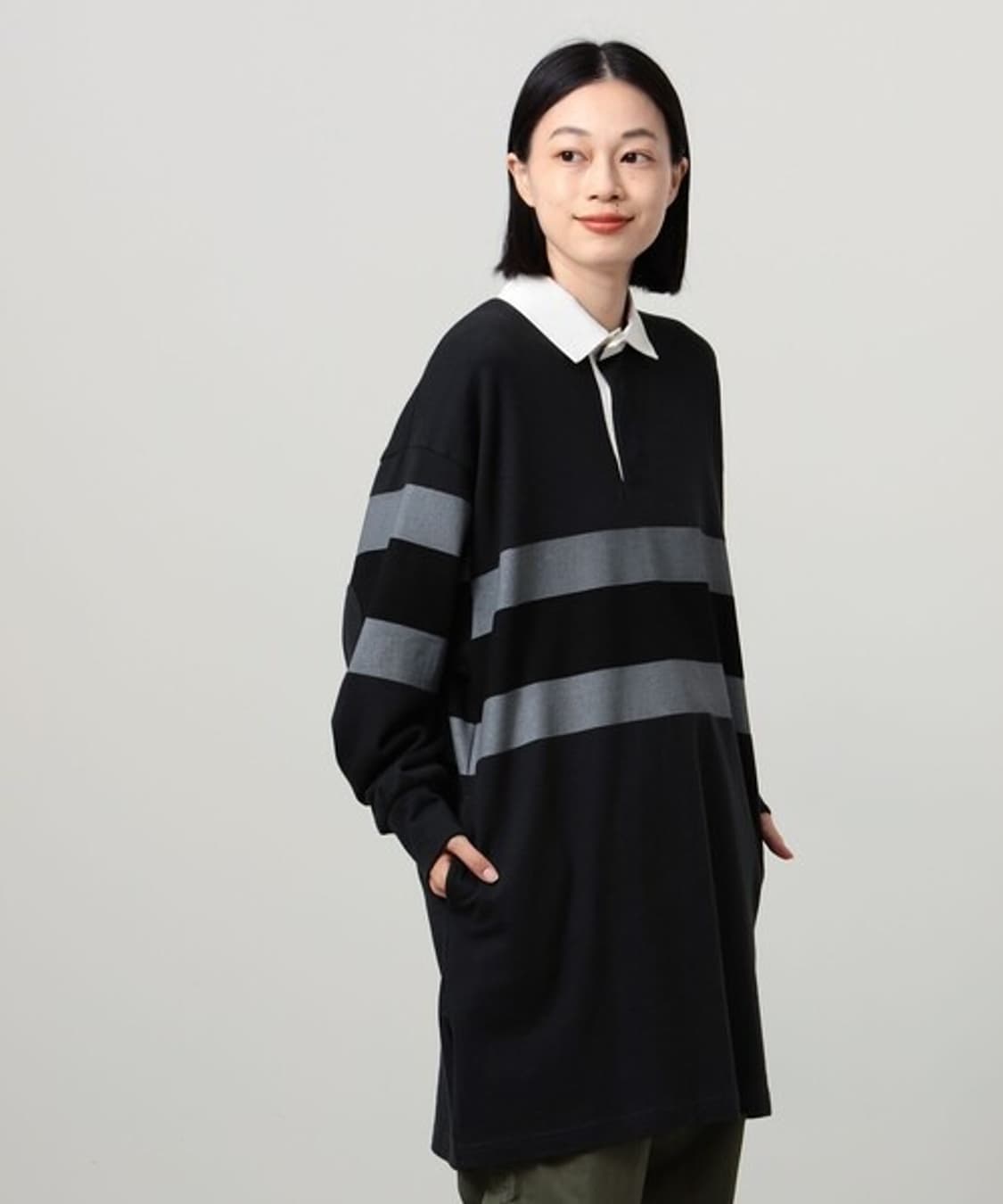 빔즈보이 BEAMS BOY Printed Rugby Onepiece 상품이미지3