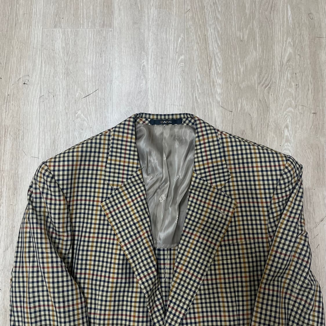 닥스 DAKS 클래식 체크 콤비 재킷 L(100) 상품이미지3