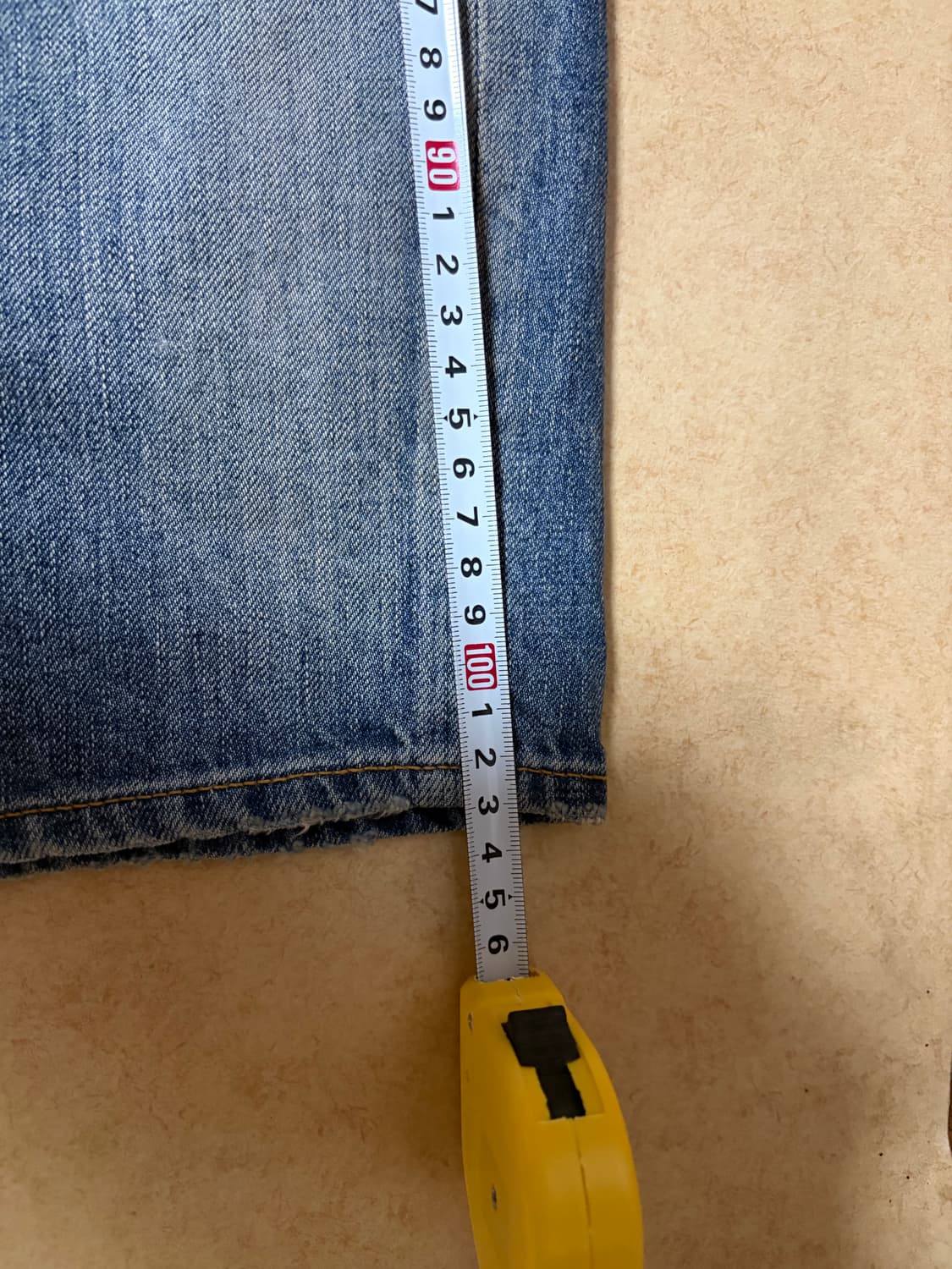 안셀름 에이징 와이드 데님 5p 인디고 상품이미지4