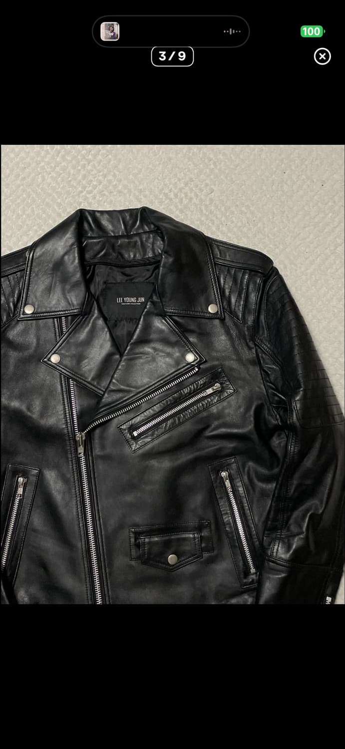 [52] 206 HOMME 웨스턴 무드 쉽스킨 양가죽 레더자켓 상품이미지3