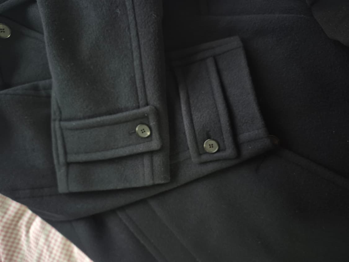 EAAH 이아 캐시미어 네이비 코트 S 상품이미지9