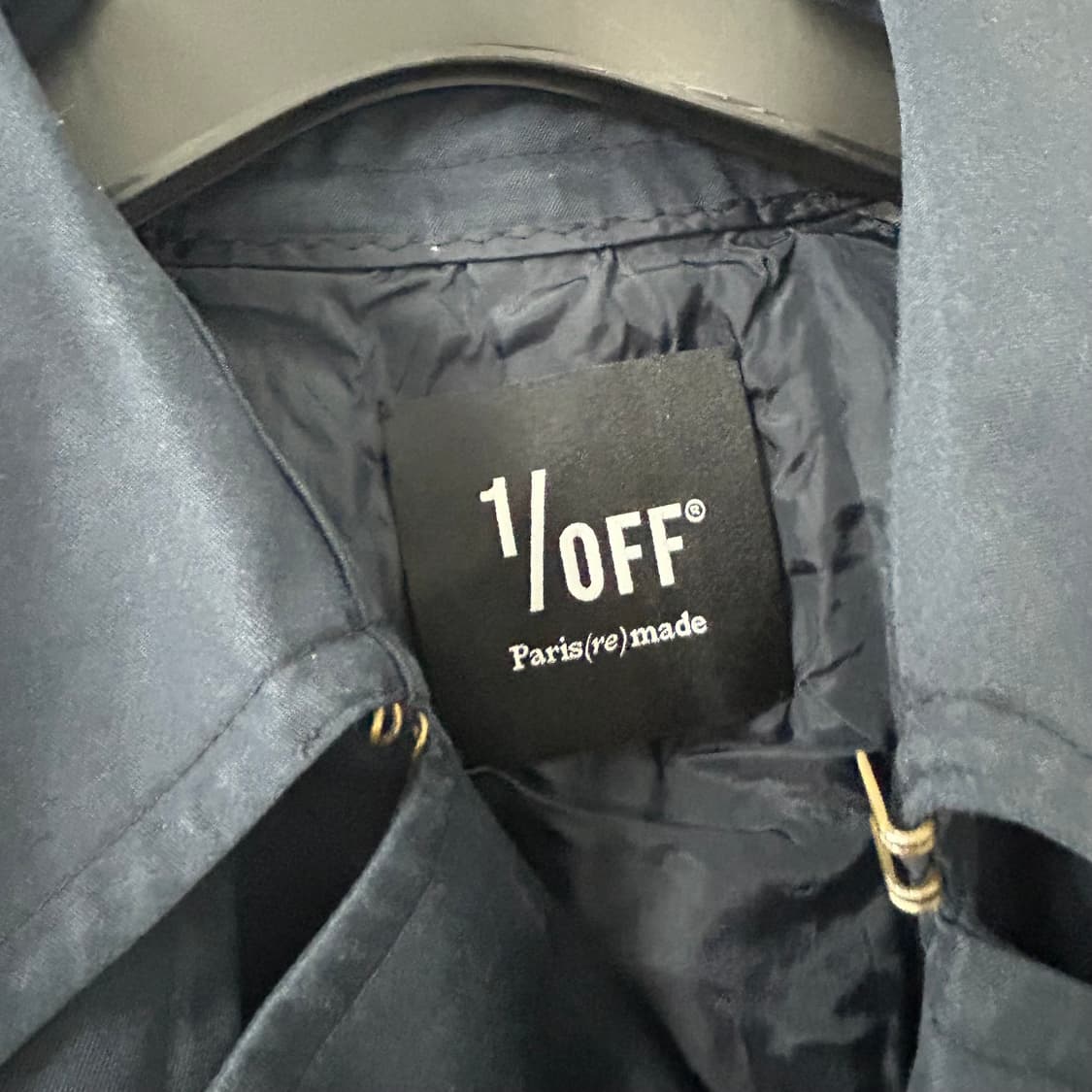 1/OFF Paris 업사이클 우븐 패널 트렌치 코트 상품이미지8