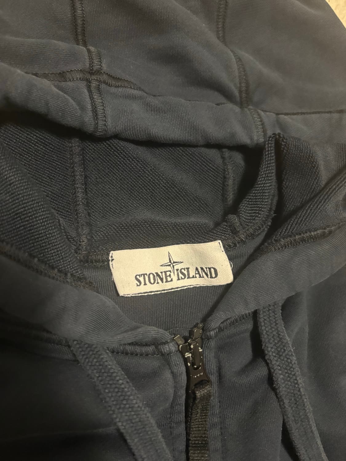 [정품] 스톤아일랜드 네이비 후드집업 S 상품이미지3