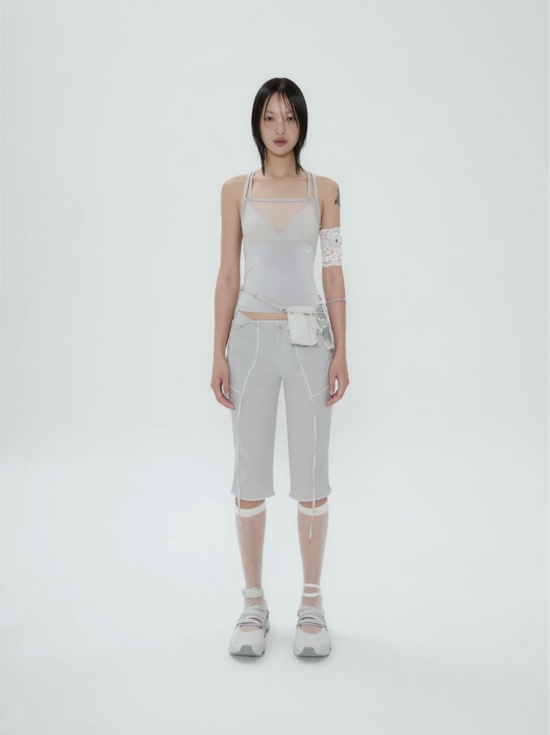 OJOS Strap Trimming Capri Pants 오호스 카프리 상품이미지5