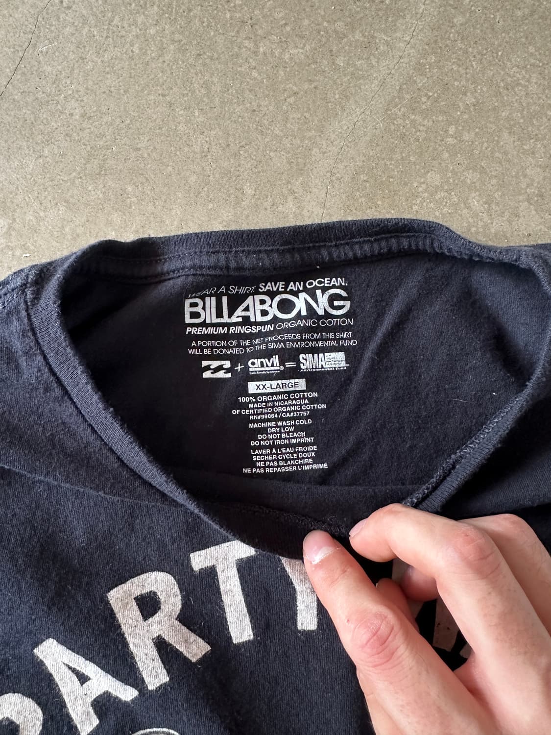 Billabong PARTY WAVE 프린팅 티셔츠 상품이미지5