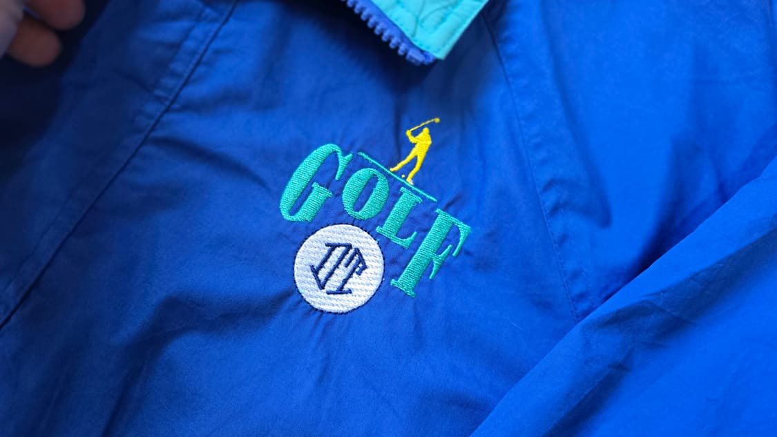 빈티지 블루종 자켓 바람막이 윈드브레이커 M ~L 상품이미지2