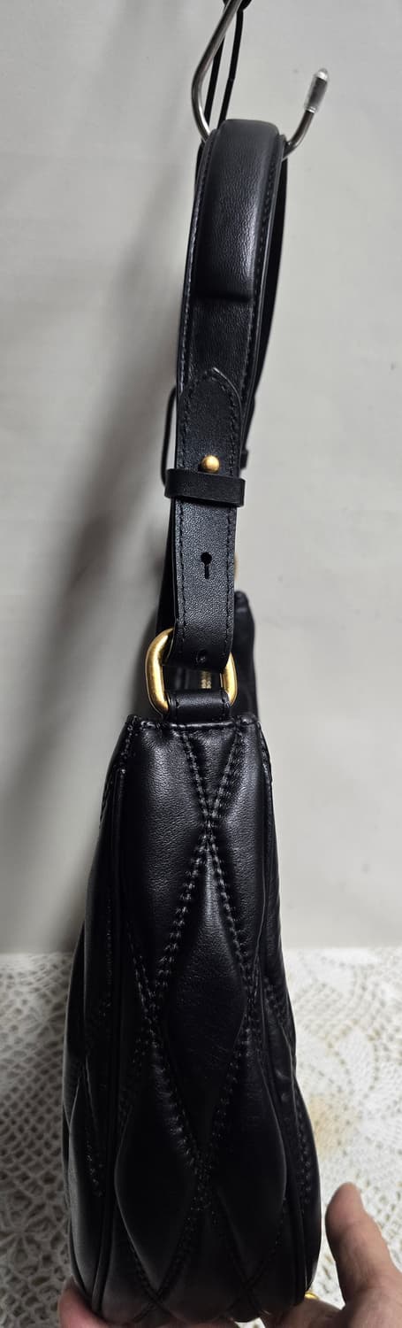 가이거 램펠(lammfell) 퀼티드 호보 + 이태리 모피 미니백 상품이미지5