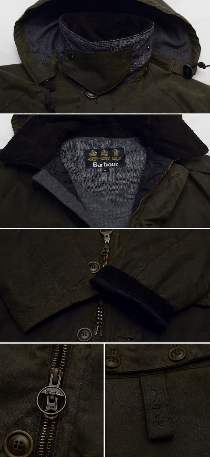 바버 타이들 후드 퀼팅 패디드 왁스 자켓 (M / 100+) 상품이미지9